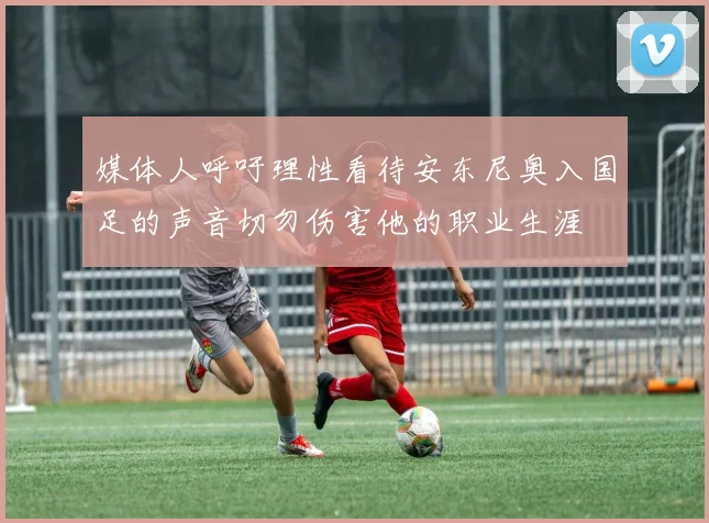 媒体人呼吁理性看待安东尼奥入国足的声音切勿伤害他的职业生涯